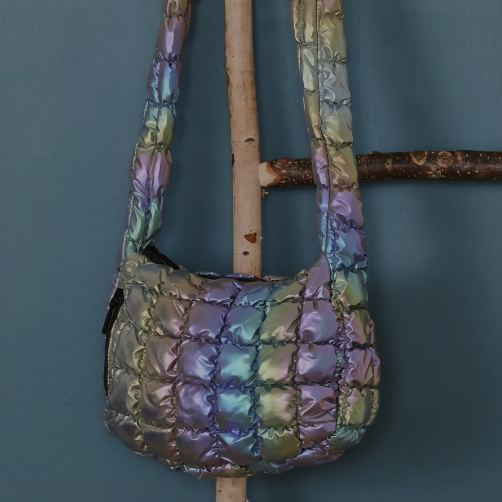 EARTHBOUND Blue, Purple, & Geen Shoulder Bag